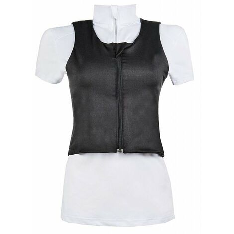 Gilet di sicurezza da equitazione bambini e adulti modello Softec: S, nero 9100