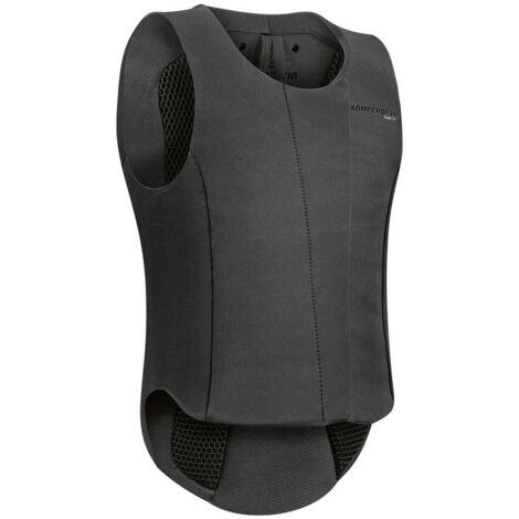 Gilet di sicurezza da equitazione per bambini modello BALLISTIC VEST CHAMPION 22                                     : 128 cm, Nero