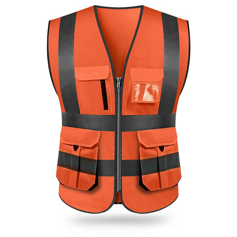 Lifcausal - Gilet di sicurezza riflettente ad alta...