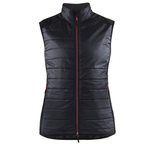 Gilet doublé femme Noir/Rouge T.XS - BLAKLADER - 3864