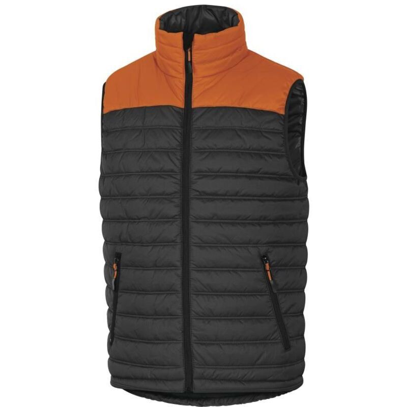 Delta Plus - Gilet Mixte s Gris/Orange Durables, Léger ( Prix pour 1 )