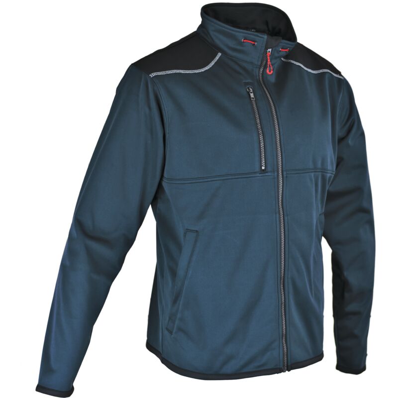 LMA - Veste micropolaire imperméable ranch Bleu Marine xxl