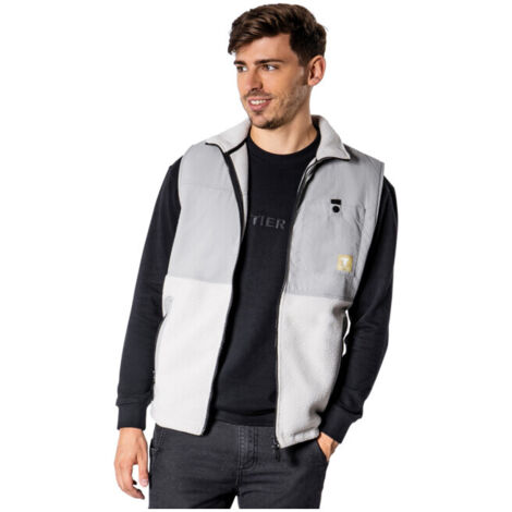 Gilet en polaire sherpa STIER S gris clair