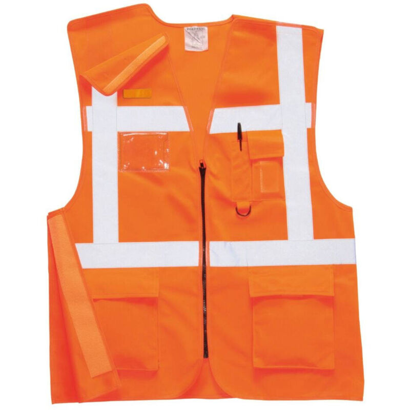 Gilet alta visibilità ris (Executive) - Arancione