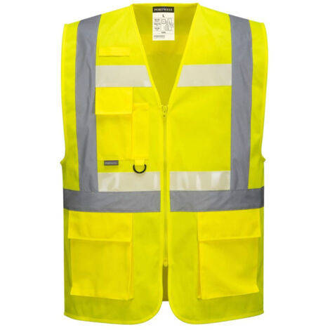 Gilet Glowtex Ezee Zip | Medium - Yellow - NEUTRO (SENZA PERSONALIZZAZIONE)