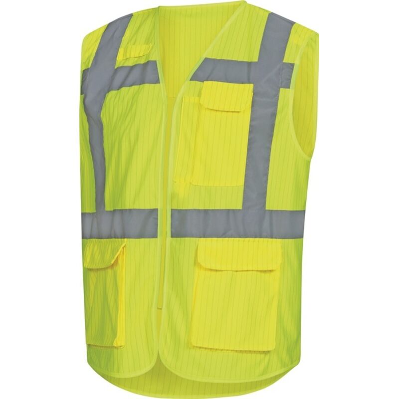 Gilet de sécurité 7119 taille XL jaune fluo EN ISO 13688/EN ISO 20471/EN 1149 NITRAS