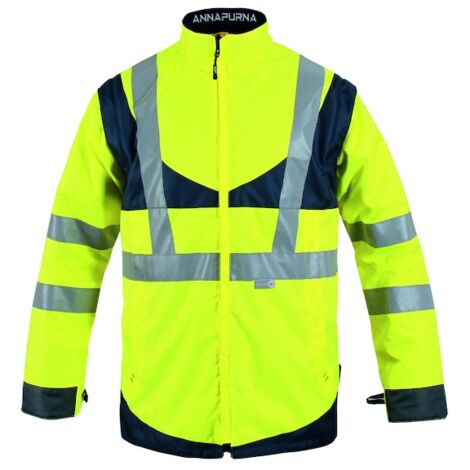 Gilet haute visibilité ANNAPURNA2 jaune/marine - 2XL - T2S