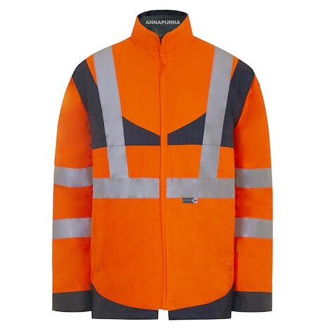 Gilet haute visibilité ANNAPURNA2 orange/marine - 2XL - T2S