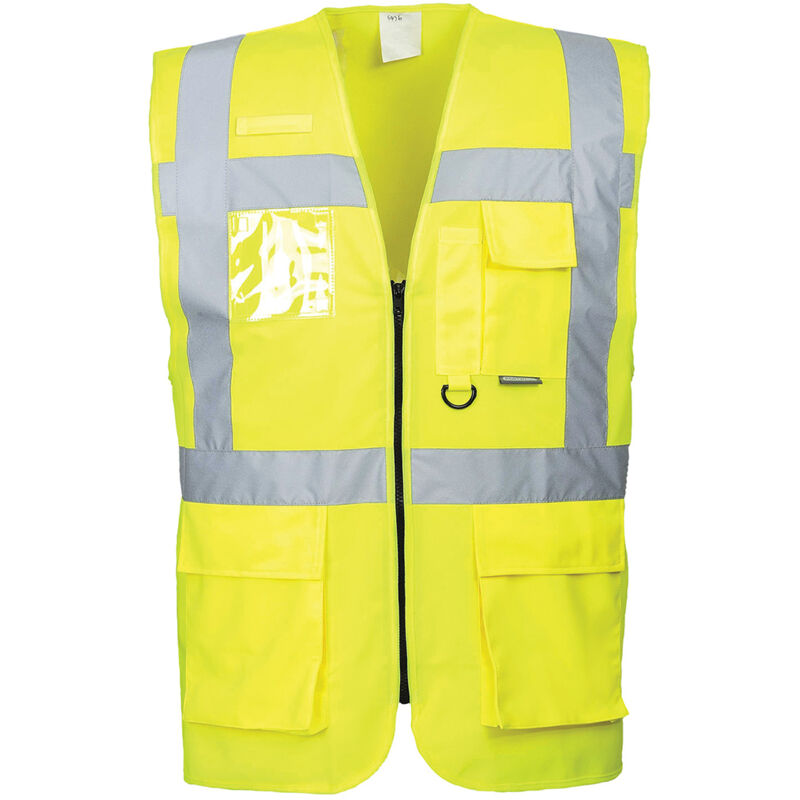 Gilet Hi-vis Executive - Berlin Couleur : Jaune Taille Xs Portwest