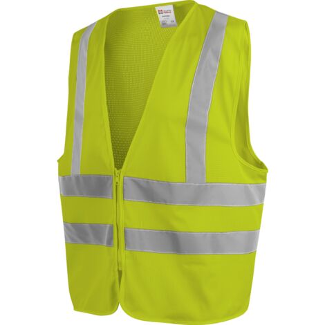 Gilet haute-visibilité LUMEN jaune en tissu mesh Würth MODYF XXL/3XL