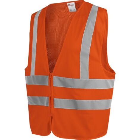 Gilet haute-visibilité LUMEN orange en tissu mesh Würth MODYF S/M