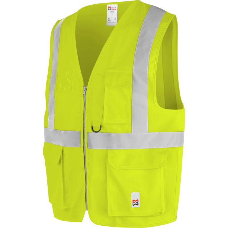Gilet haute-visibilité multipoches lumen jaune Würth Modyf l/xl