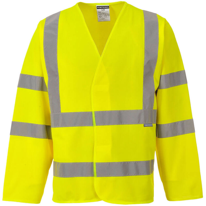 Gilet 2 bandes & baudrier manches longues Jaune 2XL/3XL