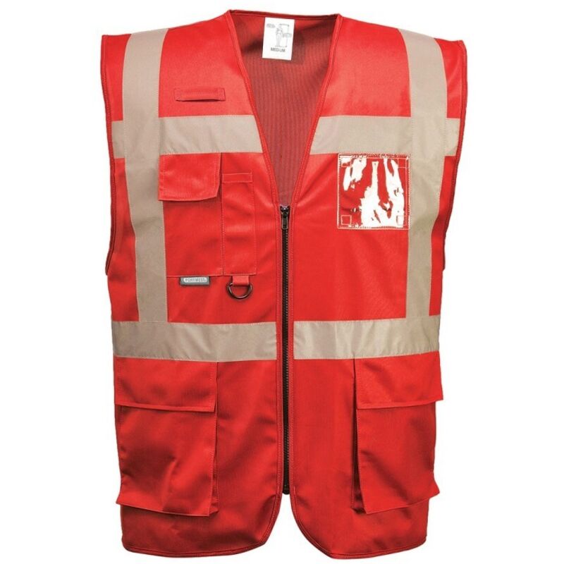 Iona Gilet Executive Couleur : Rouge Taille S - Portwest