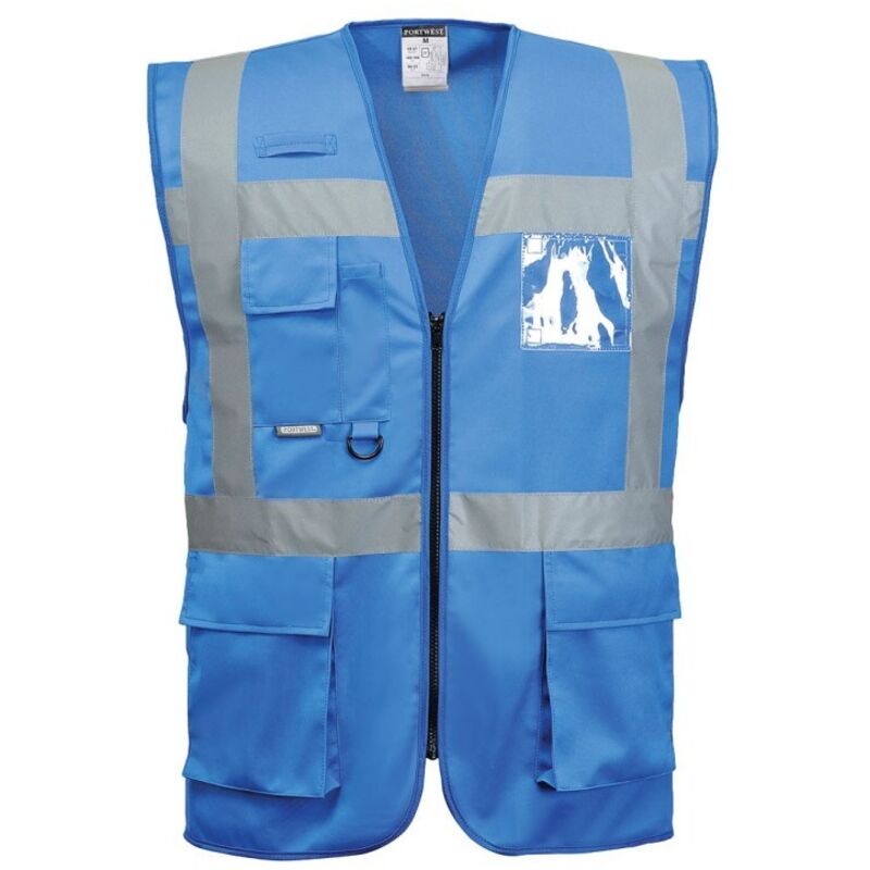 Iona Gilet Executive Couleur : Bleu Royal Taille Xl Portwest