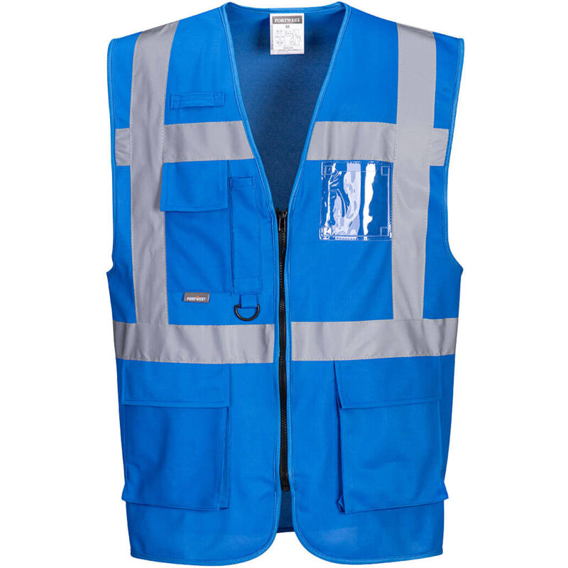 Iona Gilet Executive Couleur : Bleu Royal Taille l Portwest