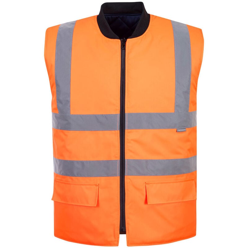 Gilet hv Réversible couleur : Orange taille xxxl Portwest