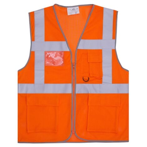 Gilet haute visibilité SAFARI AIR orange - M - T2S