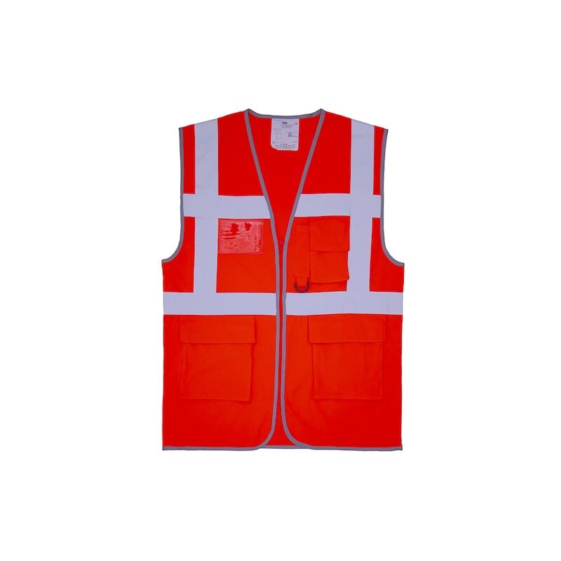 T2S - Gilet haute visibilité safari air rouge - l