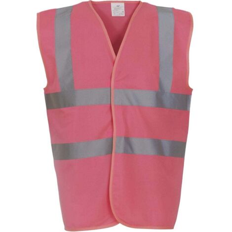 Gilet haute visibilité YOKO Rose L
