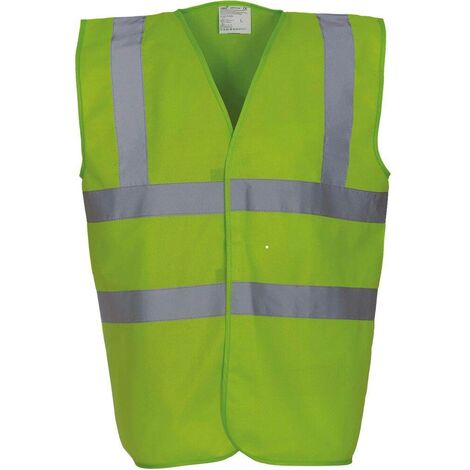 Gilet haute visibilité YOKO Vert Citron