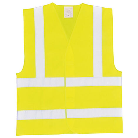 Gilet Hi-Vis Baudrier & Double Ceinture couleur : Jaune taille S/M - PORTWEST