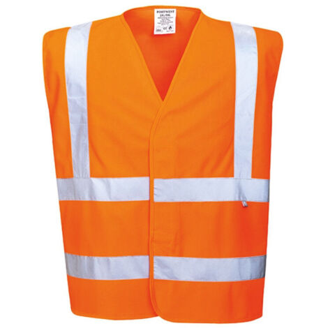 Gilet HV antistatique et flamme résistant couleur : Orange taille S/M - PORTWEST