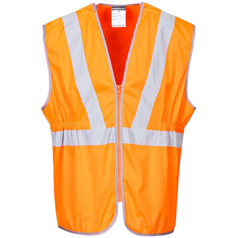 Gilet HV long RIS couleur : Orange taille XL - PORTWEST