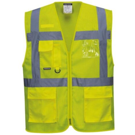gilet HV Meshair Athène couleur : Jaune taille M - PORTWEST
