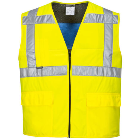 Gilet HV rafraîchissant  couleur : Jaune taille S/M - PORTWEST
