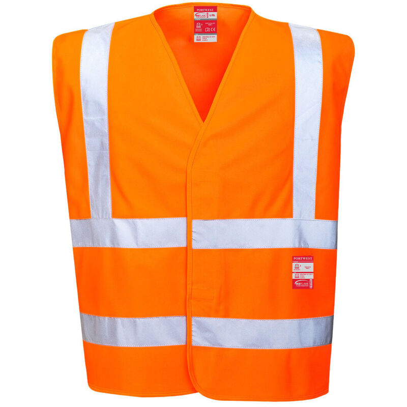 Weste Hv Flammschutz Farbe, Orange Größe S/m - Portwest