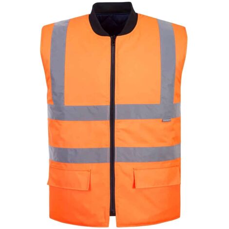 Gilet HV Réversible couleur : Orange taille 5XL - PORTWEST
