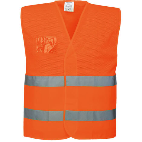 Gilet HV semi-maille couleur : Orange taille S/M - PORTWEST