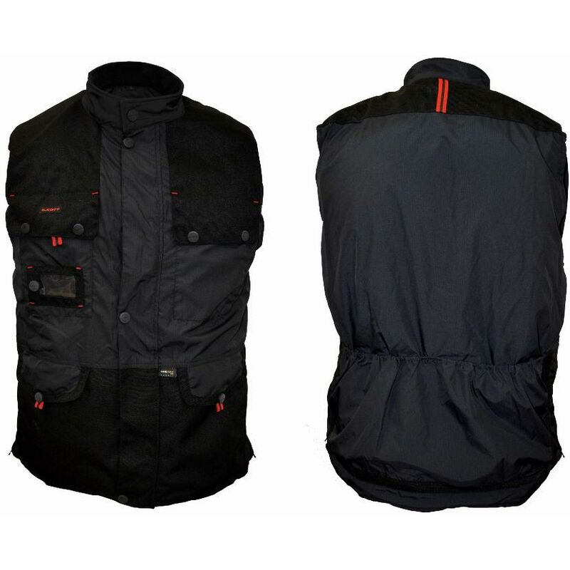 Gilet Ilkott Thermorégulateur sans manche multi poches Noir t.xxl XN67662S1-0059-XXL