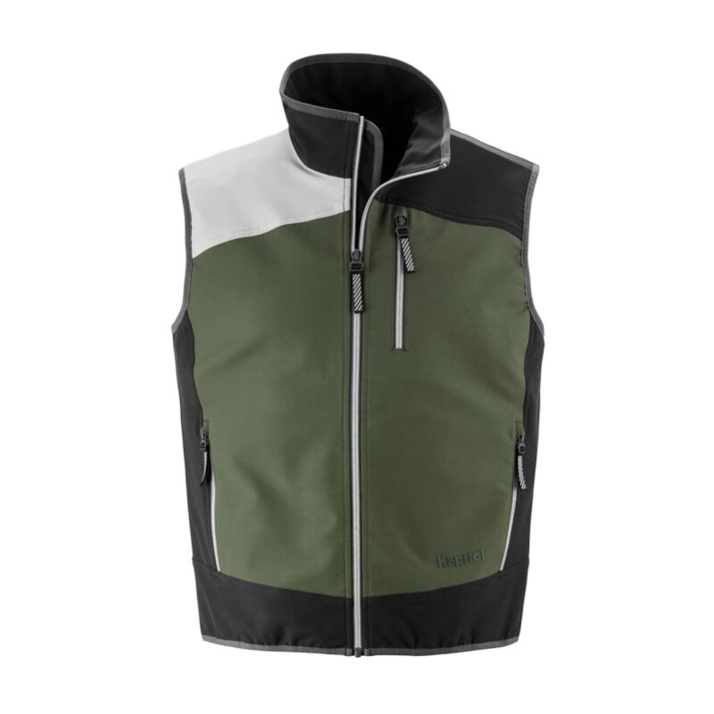 Image of gilet impermeabile da lavoro kapriol "earth" verde, tg m