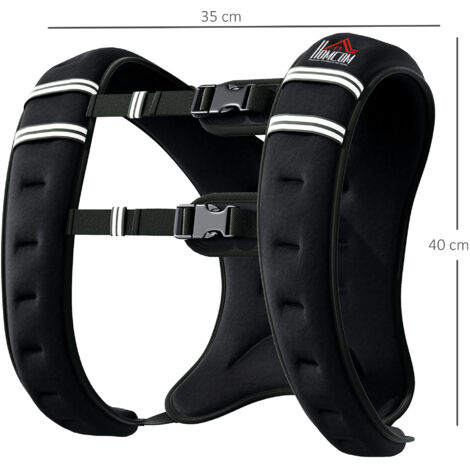 Gilet lesté de 5 kg / 8 kg / 10 kg, ajustable et avec poids amovibles, idéal pour la course à pied (femmes et hommes), le renforcement musculaire, la musculation, la course à pied, le fitness et le cr