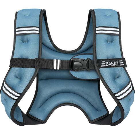 Gilet Lesté Pour la Musculation, Taille Ajustable, Poche Pratique, Gilet Lesté en Sable de Fer, Idéal Pour les Séances de Gymnastique, le Yoga et les Exercices d'Aérobic