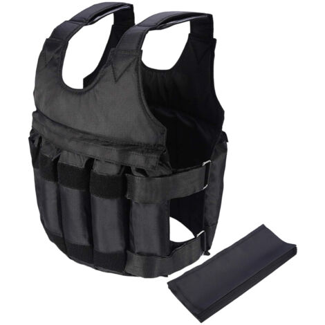 Gilet lesté sport Exercice dentraînement Fitness 50 kg chargement maximum poids dentraînement réglable gilet lesté