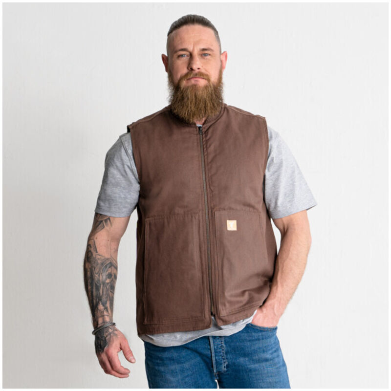 Gilet matelassé Stier Heavy Work bci coton xl marron