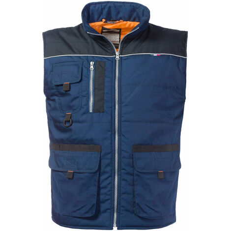 GILET MORGAN BLU/NERO TG.L