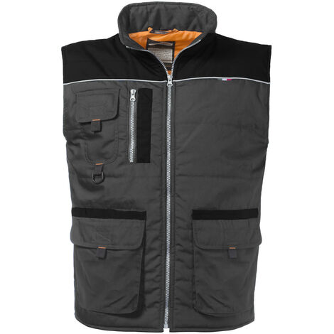 GILET MORGAN GRIGIO/NERO TG.XL