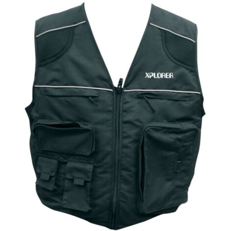 Gilet moto multitasche taglia XL