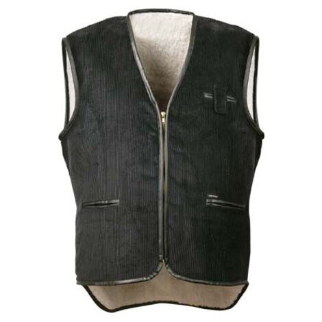 Gilet Ó large cordon, taille L, noir