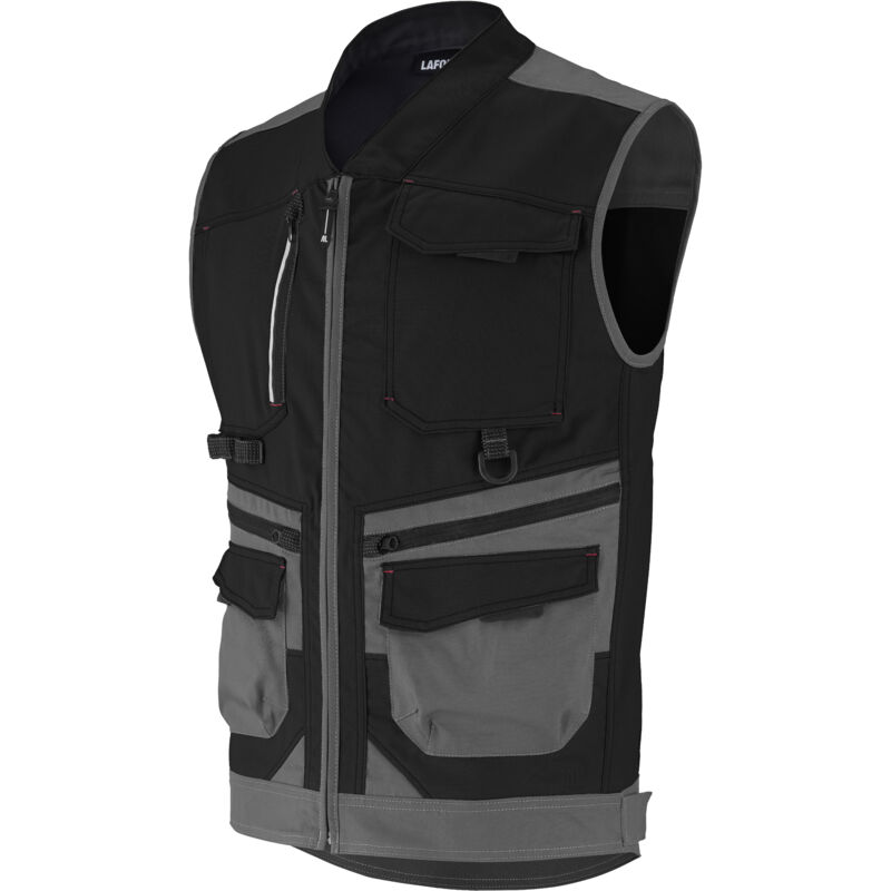 Gilet pour homme TROWEL.L3 noir/charcoal T1-S Lafont LA-9ATT3-4058-1