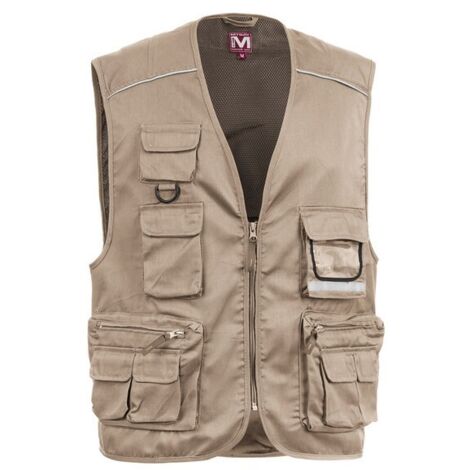 GILET POWER BEIGE MIS. L
