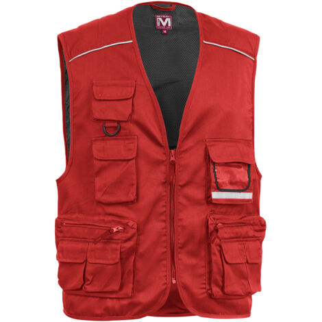 GILET POWER ROSSO