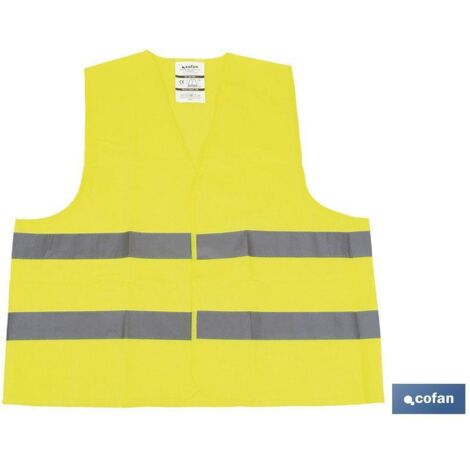 Gilet riflettente giallo