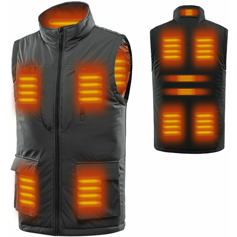 Thsinde - Gilet riscaldato a 11 zone per uomo