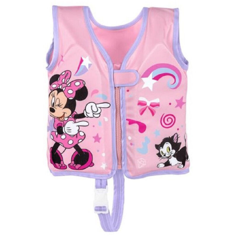 Trade Shop - Gilet Salvagente Trainer Minnie Con Cuscinetti In Schiuma Bambine 3-6 Anni 9101G -