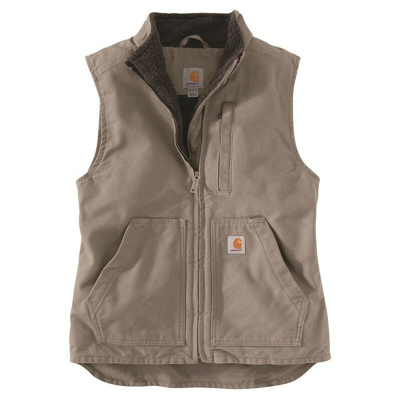Gilet sans manches femme Mock Neck Carhartt 104224 - Gris clair - l - Gris clair